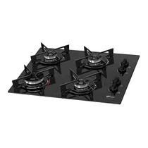 Cooktop a Gás 4 Bocas Fit Line Mesa Vidro Bivolt Fischer