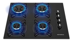 Cooktop a Gás, 4 Bocas, Mondial Bivolt CTG-01