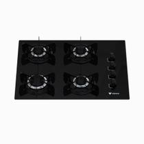 Cooktop a Gas 4 Bocas Venax Volare Preto Cooktop a Gas 4 Bocas Venax Volare Preto