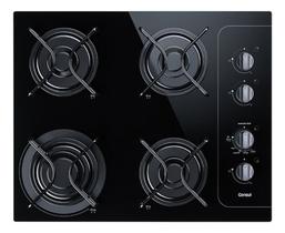 Cooktop A Gas 4 Bocas Vidro Preto Bivolt 56x46cm - Consul