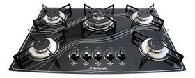 Cooktop A Gas 5 Bocas 10500w Bivolt Safanelli Tri500