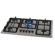 Cooktop a Gás 5 Bocas Inox Bivolt Tripla Chama Infinity Fischer