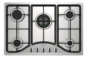 Cooktop A Gas 5 Bocas Semi Profissional 88x63cm Inox Oster
