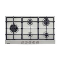 Cooktop a gas 5 bocas tramontina penta plus em aco inox e trempes em ferro fundido c/ acendimento automatico 94752104