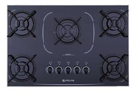 Cooktop À Gás Atlas - 5 Bocas Agile Up - Em Aço Esmaltado Cooktop À Gás Atlas - 5 Bocas Agile Up - Em Aço Esmaltado