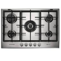 Cooktop a Gás Brastemp Gourmand 5 Queimadores Inox 75Cm 220V BDK75DRBNA