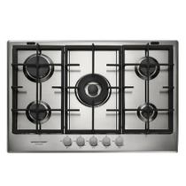 Cooktop a gás brastemp gourmand 73cm 5 queimadores com duplachama em ferro fundido 220v bdk75drbna