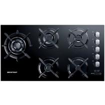 Cooktop a Gás Brastemp Timer 5 Queimadores Bivolt BDT86AEUNA