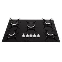 Cooktop a Gás Britânia 5 Bocas Preto BCT5P Bivolt - Britania