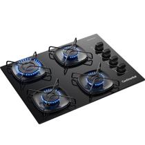 Cooktop a Gás Continental 4 Bocas, Mesa de Vidro, Acendimento Automático - KC4GR Cooktop a Gás Continental 4 Bocas, Mesa de Vidro, Acendimento Automático - KC4GR