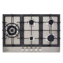 Cooktop a gás cuisinart prime cooking 75cm com 5 queimadores em aço inox 220v 4092740111