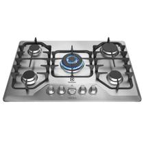 Cooktop à Gás Electrolux 5 Bocas com Tripla chama e Mesa Inox Bivolt