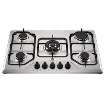 Cooktop à Gás Electrolux 5 Bocas KE5XC Multi Chama Mesa Inox Bivolt