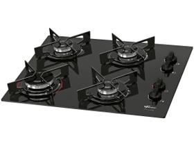 Cooktop à Gás Fischer 4 Bocas Fit Line Preto Bivolt Eficiente e Elegante