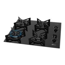Cooktop a Gás Fischer 4 Bocas Fit Line Trempe Iron