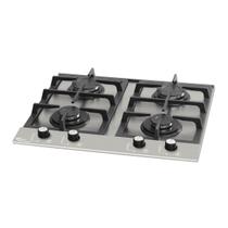 Cooktop a Gás Fischer 4 Bocas Platinium com Trempe de Ferro