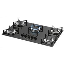Cooktop A Gás Fischer 5Q Com 5 Bocas Preto Cooktop A Gás Fischer 5Q Com 5 Bocas Preto
