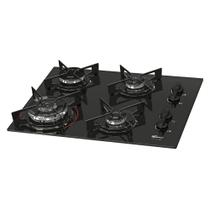 Cooktop a Gás Fischer Fit Line 4Q TC com 4 Bocas Preto