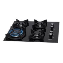 Cooktop a Gás Fischer Infinity 4 Bocas Tripla Chama Trempe de Ferro
