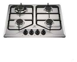 Cooktop A Gas Inox 4 Bocas Cook 59x52cm Bivolt - Electrolux Inox Cooktop A Gas Inox 4 Bocas Cook 59x52cm Bivolt - Electrolux Inox