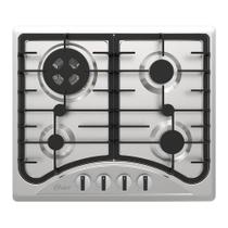 Cooktop a Gás Inox 4 Bocas Oster OTOP601 Bivolt Cooktop a Gás Inox 4 Bocas Oster OTOP601 Bivolt