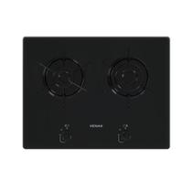 Cooktop a Gas Linear 2 Bocas Venax Arena Preto Cooktop a Gas Linear 2 Bocas Venax Arena Preto
