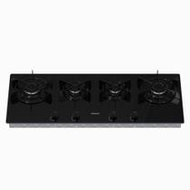 Cooktop a Gas Linear 4 Bocas Venax Arena Preto