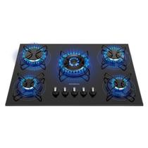 Cooktop a Gás Mondial 5 Bocas Preto/Inox CTG-03 - Bivolt