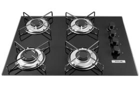Cooktop a gás natural stelar 4q preto nivus bivolt Cooktop a gás natural stelar 4q preto nivus bivolt