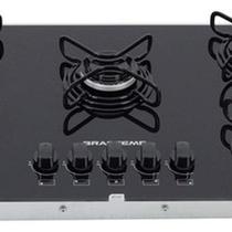 Cooktop A Gas Preto 5 Bocas Brastemp Bdd75ae 11400w Bivolt