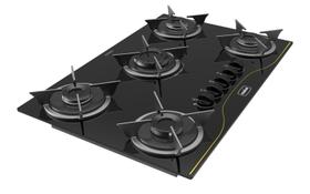 Cooktop a gas realce 5 bocas mega chama Cooktop a gas realce 5 bocas mega chama