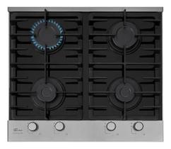 Cooktop A Gas Vidro 4 Bocas Pro Cook 55x46cm Bivolt Fischer Preto
