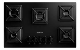 Cooktop A Gas Vidro 5 Bocas 73x46cm Bivolt Pro Cook Brastemp Preto Cooktop A Gas Vidro 5 Bocas 73x46cm Bivolt Pro Cook Brastemp Preto