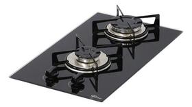 Cooktop A Gas Vidro Automatico 2 Bocas 30x51cm - Fischer