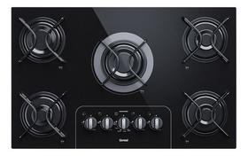Cooktop A Gas Vidro Automatico 5 Bocas 46x73cm - Consul