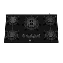 Cooktop arena 5 q preto preto gas glp - Venax