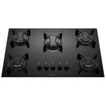 Cooktop Atlas Utop 5 Bocas Automático Mesa de Vidro Mega Chama