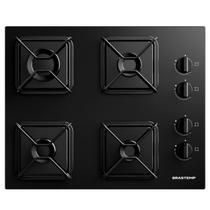 Cooktop Brastemp 4 Bocas a Gás com Grades de Ferro Aramado e Chama Simmer - BDD61BE Cooktop Brastemp 4 Bocas a Gás com Grades de Ferro Aramado e Chama Simmer - BDD61BE