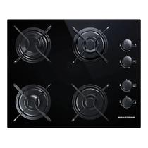 Cooktop Brastemp 4 Bocas Vidro Preto Bivolt BDD61AE