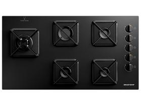 Cooktop Brastemp 5 Bocas a Gás, Grades de Ferro Fundido e Super Chama Lateral - BDS85AE Cooktop Brastemp 5 Bocas a Gás, Grades de Ferro Fundido e Super Chama Lateral - BDS85AE