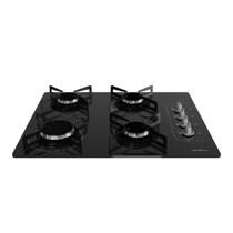 Cooktop britânia 4 bocas com acendimento bivolt automático Cooktop britânia 4 bocas com acendimento bivolt automático