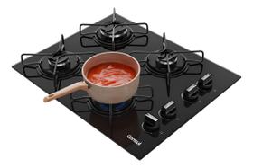 Cooktop Consul Cd060beuna 4 Bocas Bivolt Preto 56x46x8 Cm Cooktop Consul Cd060beuna 4 Bocas Bivolt Preto 56x46x8 Cm