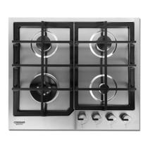 Cooktop crissair a gás 4 queimadores em aço inox 75x51cm bivolt ccp600