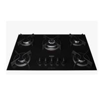 Cooktop Dako Supreme 5 Bocas a Gás Acendimento Automático e Tripla Chama Preto Bivolt