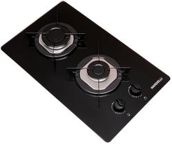 Cooktop de Embutir 2 Bocas Vidro Temperado Nardelli Preto/Inox Bivolt