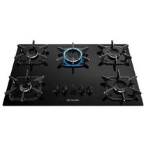 Cooktop de Embutir 5 Bocas Grades Ferro Fundido Mueller Preto