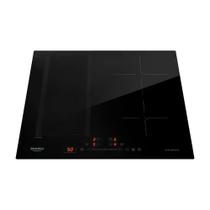 Cooktop de Indução 4 Bocas Dako Diplomata Zonas Flexivel Preto 220v