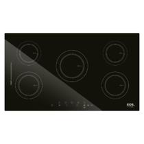 Cooktop de Indução 5 Bocas 90cm Full Glass Painel Touch 9500W Preto 220V - EOS Cooktop de Indução 5 Bocas 90cm Full Glass Painel Touch 9500W Preto 220V - EOS