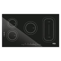 Cooktop de Indução Cinco Bocas EOS 90cm Freezone Preto 9500W ECI05EPF1 220V Cooktop de Indução Cinco Bocas EOS 90cm Freezone Preto 9500W ECI05EPF1 220V