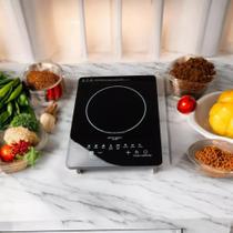 Cooktop De Indução Elétrica Magnética Portátil Com Timer Digital Completo De Mesa E Bancada Top - Chef Express